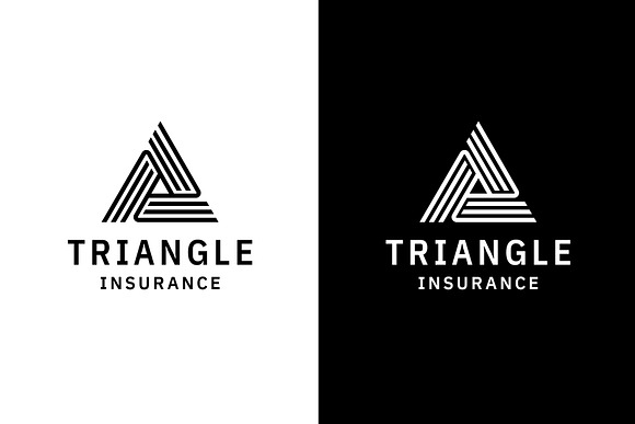 Triangle Insurance Logo Template in Logo Templates - product preview 2