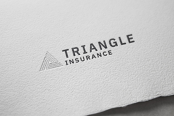 Triangle Insurance Logo Template in Logo Templates - product preview 3