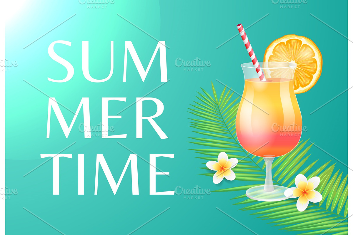 Summer Beach Party Banner, Vector in Illustrations - product preview 8
