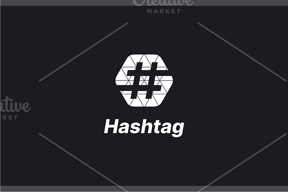 Hashtag Logo in Logo Templates - product preview 1