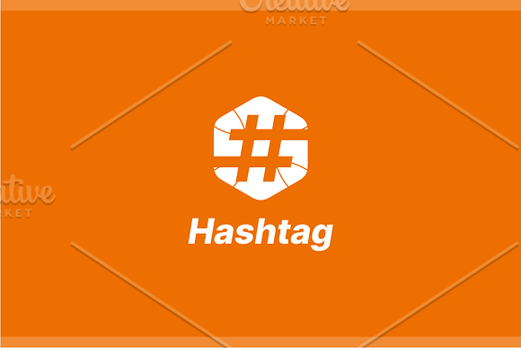 Hashtag Logo in Logo Templates - product preview 1