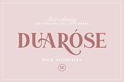 Duarose - An Elegant Serif