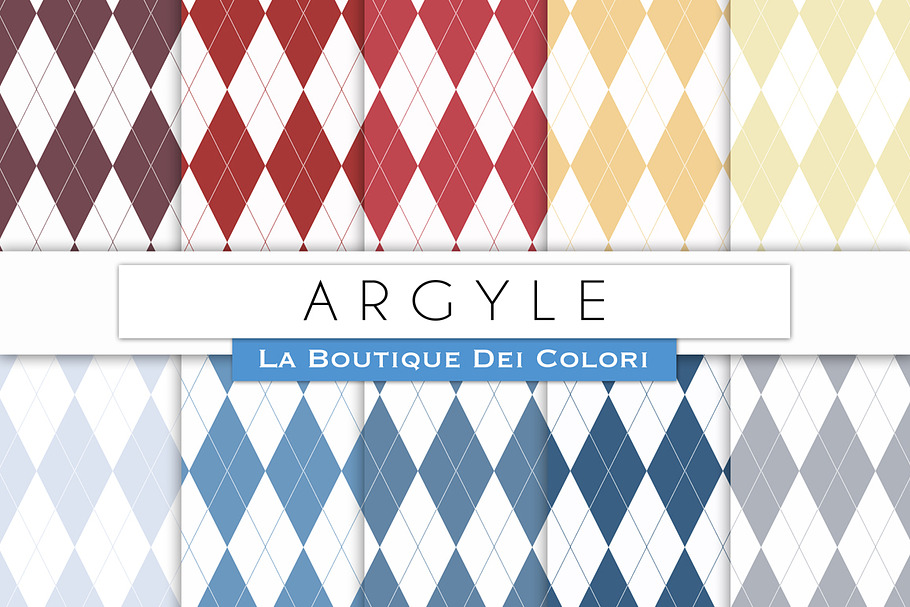 Argyle Digital Papers in Patterns - product preview 8
