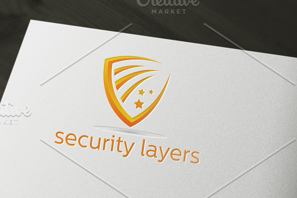 Security Layers Logo in Logo Templates - product preview 1