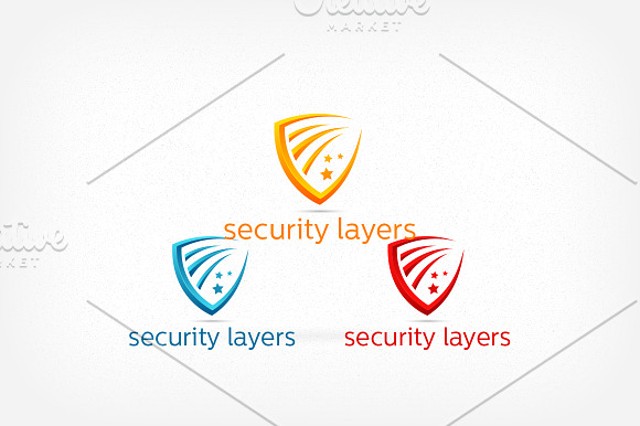 Security Layers Logo in Logo Templates - product preview 2