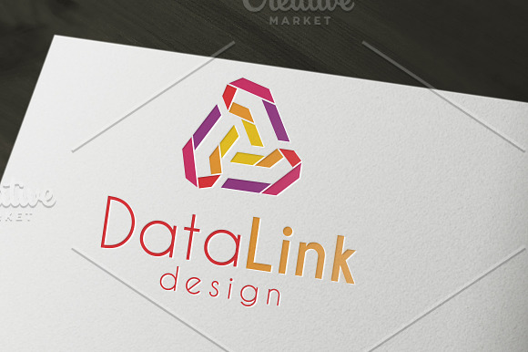Data Link Logo in Logo Templates - product preview 1