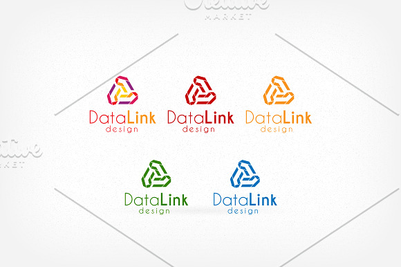 Data Link Logo in Logo Templates - product preview 2