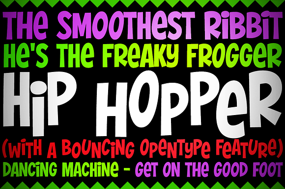 Hip Hopper in Display Fonts - product preview 2