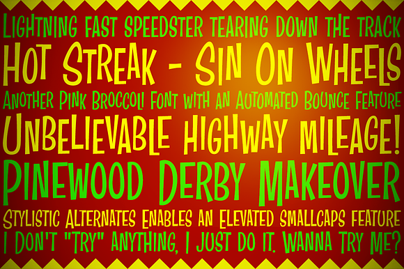 Hot Streak in Display Fonts - product preview 2