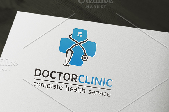 Doctor Clinic Logo in Logo Templates - product preview 1