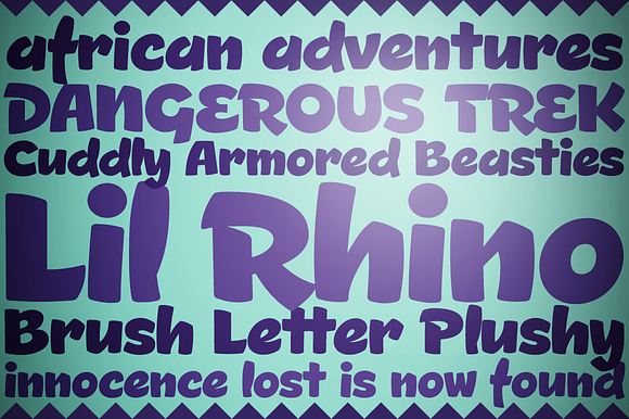 Lil Rhino in Display Fonts - product preview 2