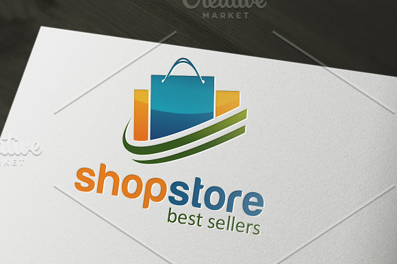 Shopping Store Logo in Logo Templates - product preview 1