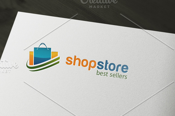 Shopping Store Logo in Logo Templates - product preview 3