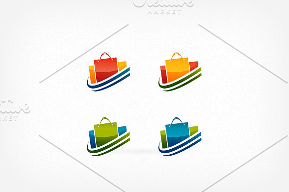 Shopping Store Logo in Logo Templates - product preview 4