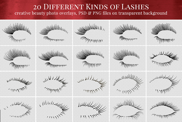 Diva Lashes photo overlays in Add-Ons - product preview 4