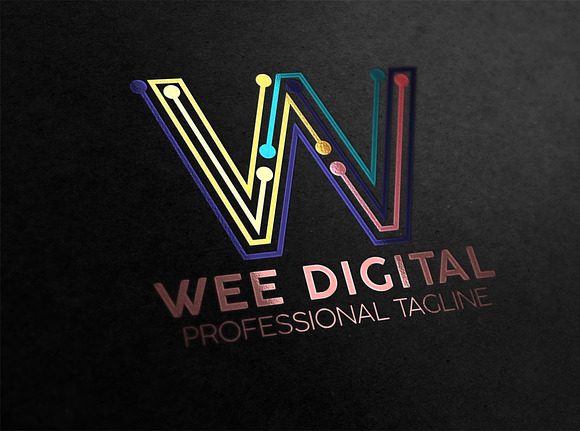 Letter W Digital Logo in Logo Templates - product preview 2