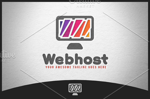 Webhost Logo in Logo Templates - product preview 1