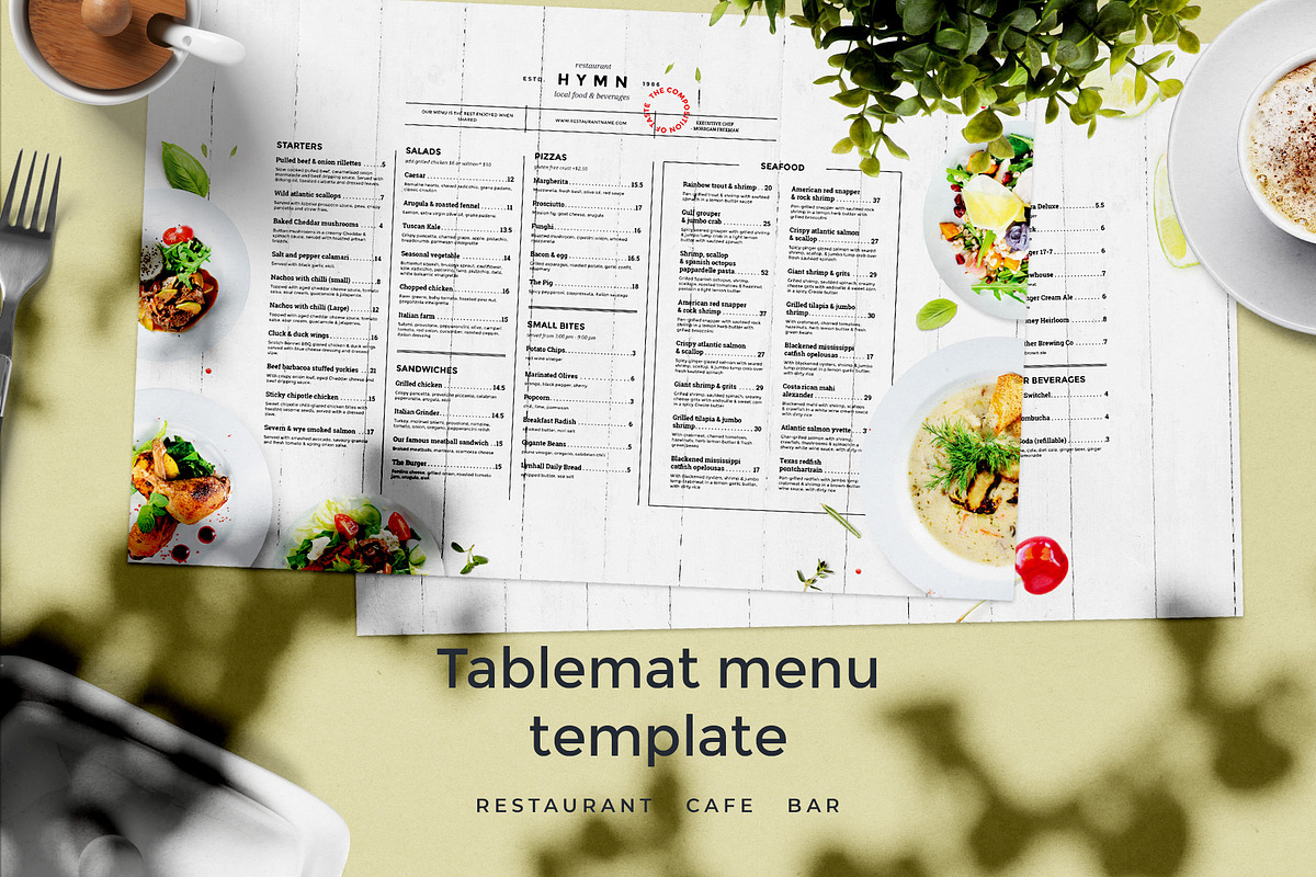 Rustic Menu in Flyer Templates - product preview 8