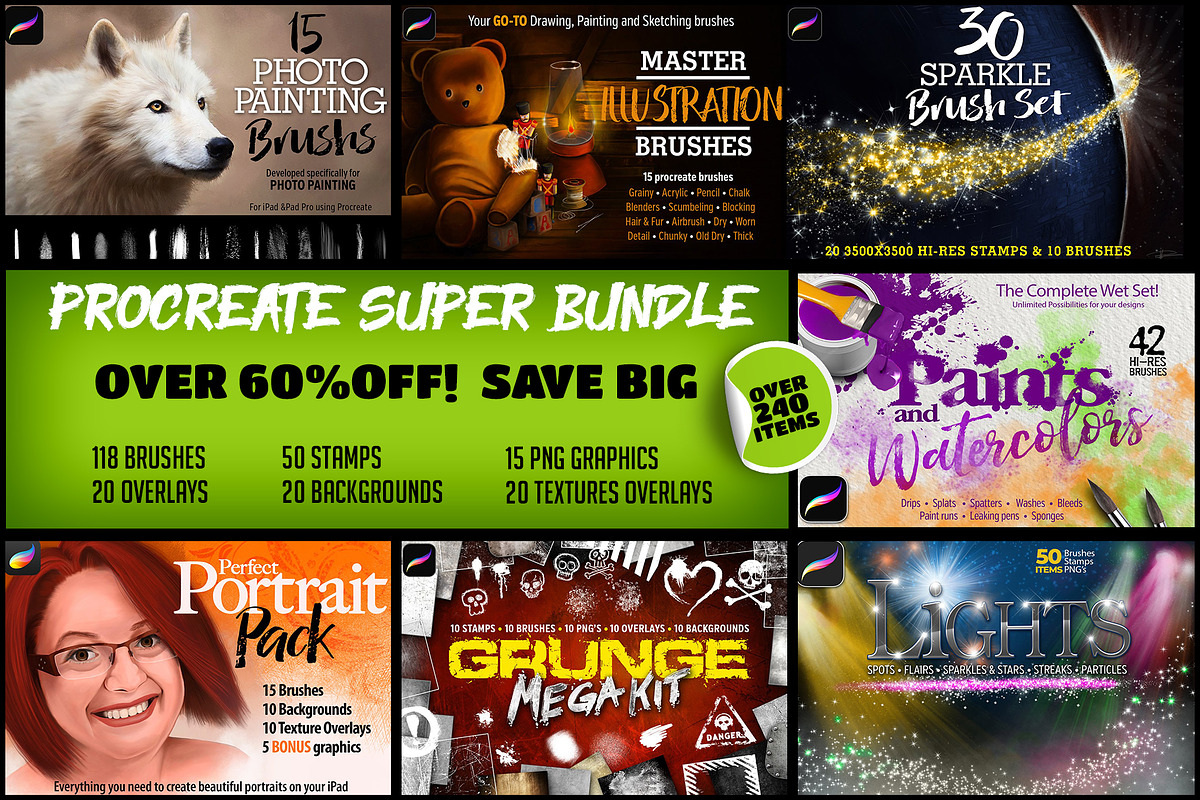 Procreate Super Bundle in Add-Ons - product preview 8