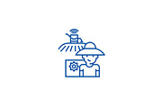 Agriculture concept line icon