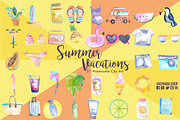 Summer vacations clip art