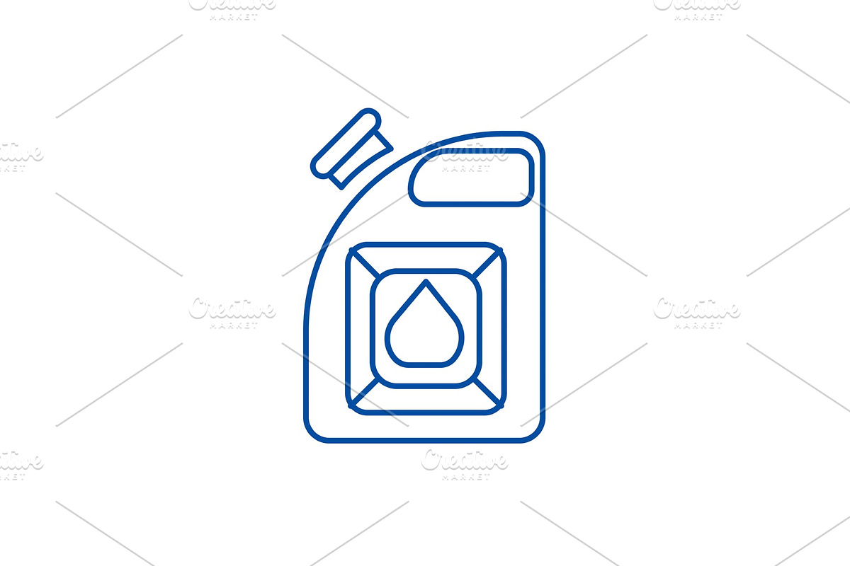 Auto fuel line icon concept. Auto in Illustrations - product preview 8