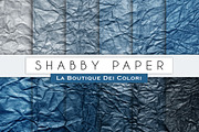Blue Shabby Digital Paper