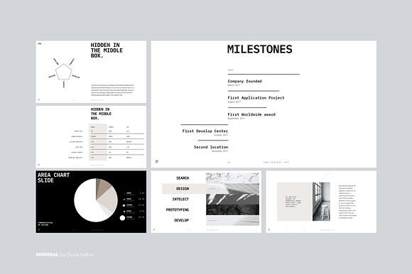 MINIMAL Powerpoint Template in PowerPoint Templates - product preview 14