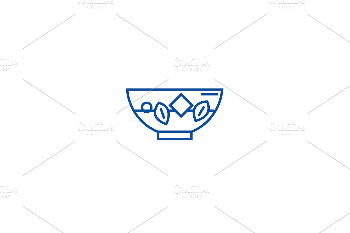 Blanching vegetables line icon in Illustrations - product preview 8