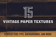 15 Vintage Paper Halftone Textures