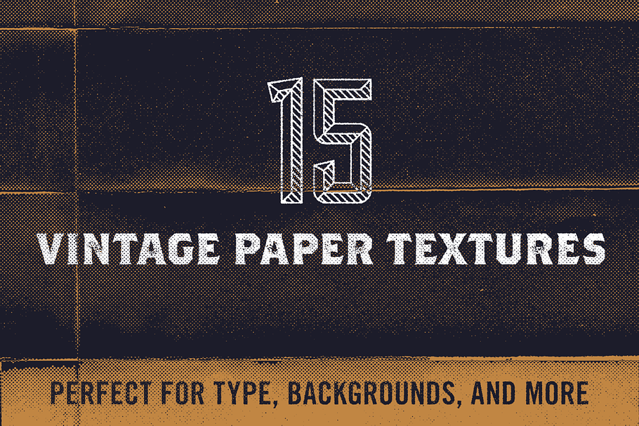 15 Vintage Paper Halftone Textures in Textures - product preview 8