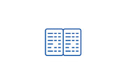 Bookkeeping, budget line icon