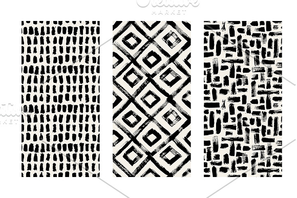 Painted Seamless Patterns Set in Patterns - product preview 1