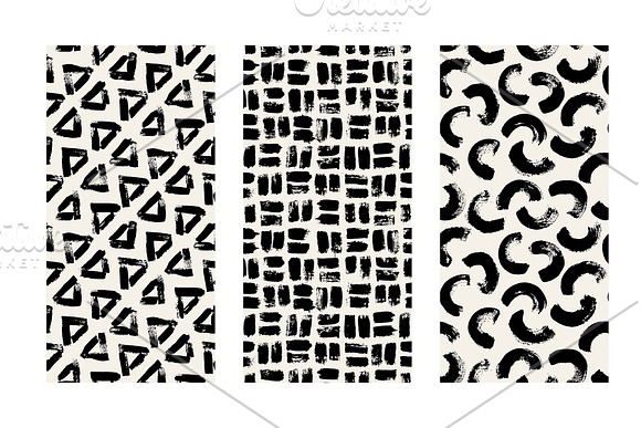 Painted Seamless Patterns Set in Patterns - product preview 2