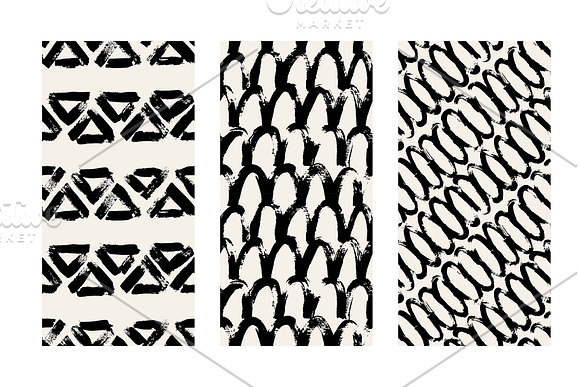 Painted Seamless Patterns Set in Patterns - product preview 3