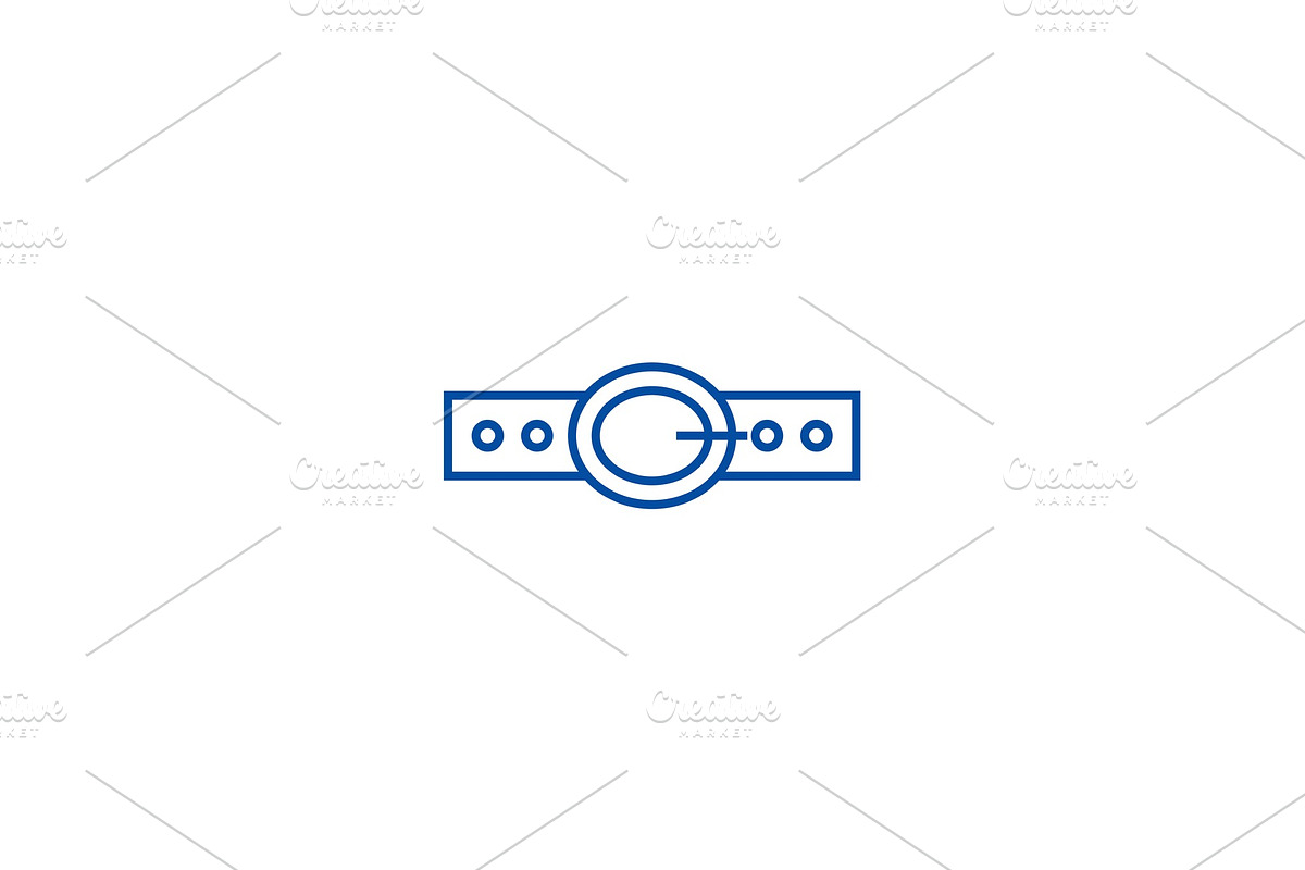 Business belt line icon concept in Illustrations - product preview 8