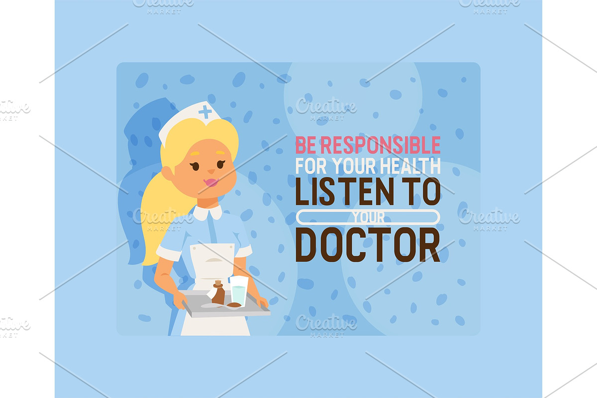 Doctor vector doctoral woman in Illustrations - product preview 8