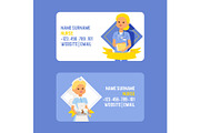 Doctor vector business card doctoral