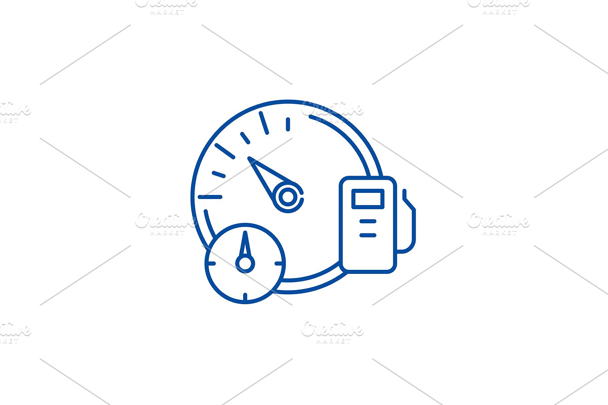 Business dashboard line icon concept in Illustrations - product preview 8