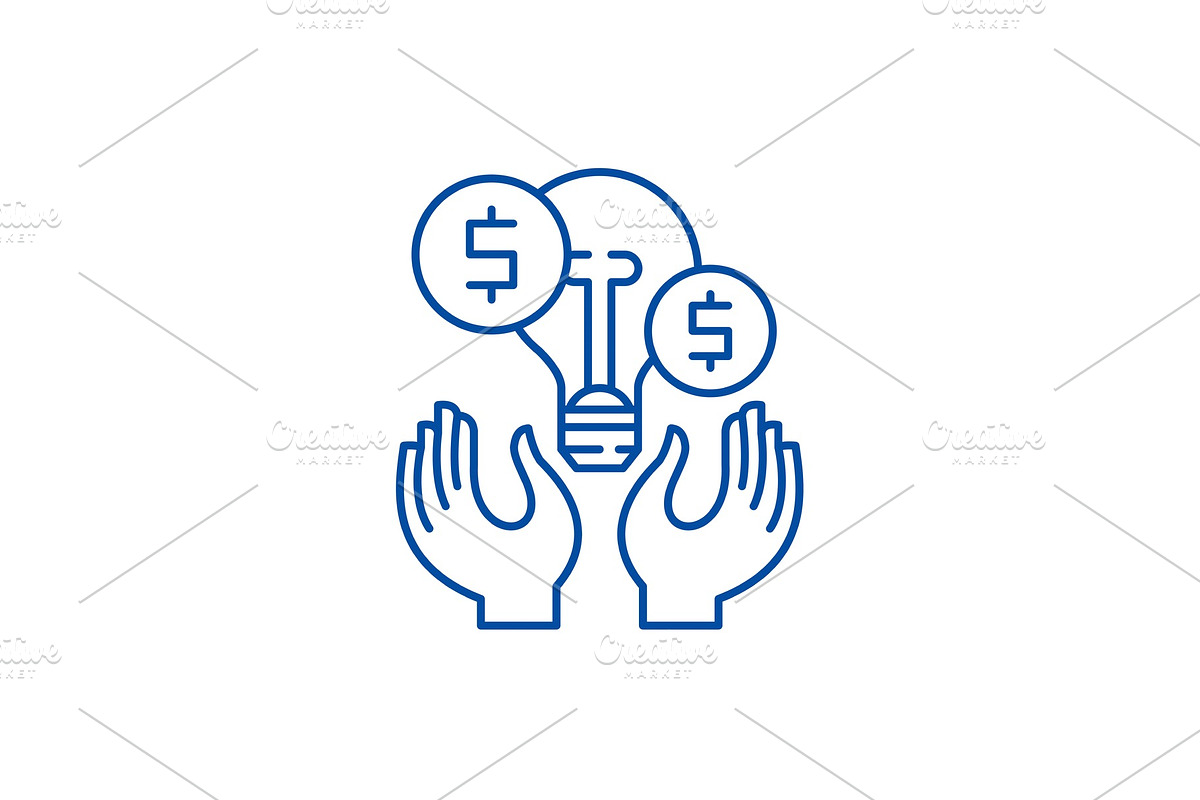 Business ideas line icon concept in Illustrations - product preview 8