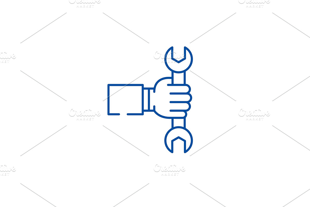 Business production line icon in Illustrations - product preview 8