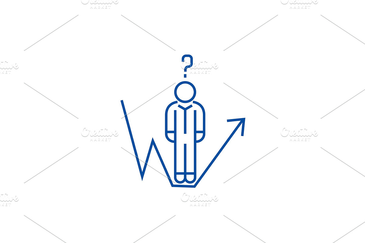 Business question, businessman in Illustrations - product preview 8
