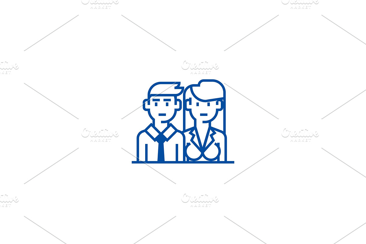 Businessman, businesswoman,managers in Illustrations - product preview 8