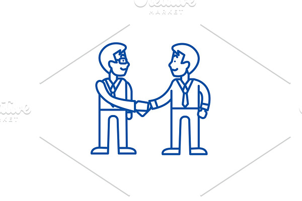 Businessmen handshake,partnership