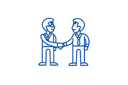 Businessmen handshake,partnership