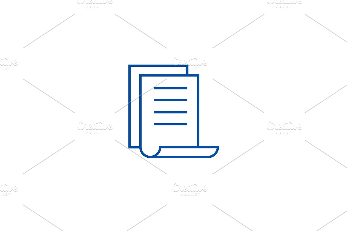 Calendar file,do list line icon in Illustrations - product preview 8