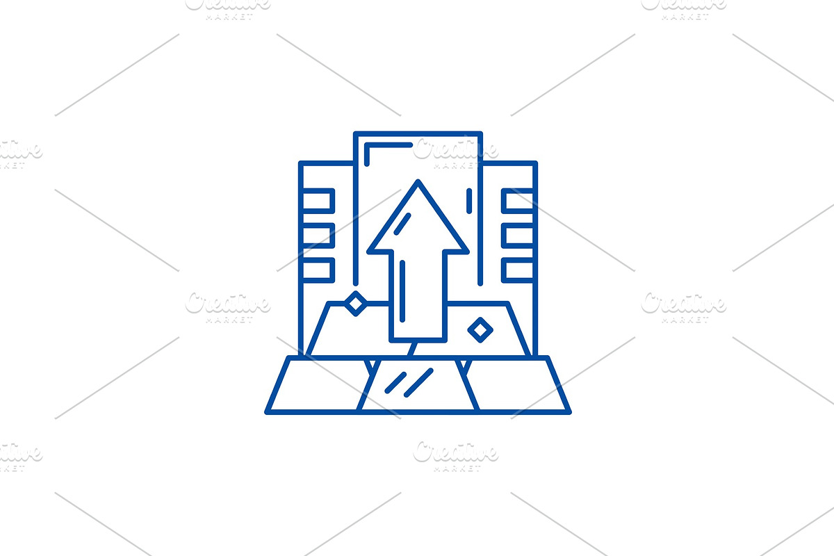 Capital line icon concept. Capital in Illustrations - product preview 8