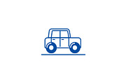 Car,auto,vehicle line icon concept