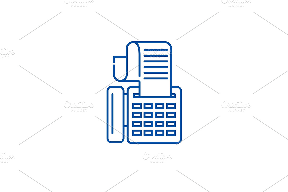 Cash machine line icon concept. Cash in Illustrations - product preview 8