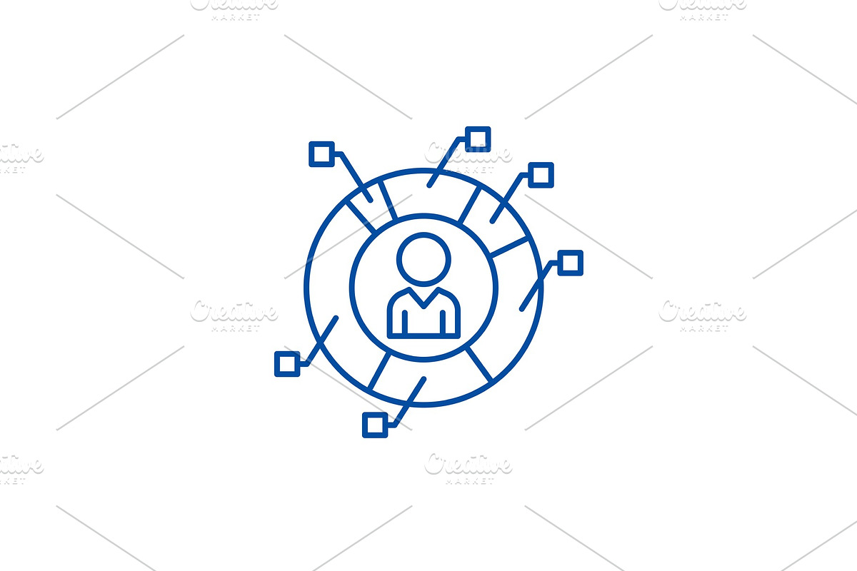 Characteristics of staff line icon in Illustrations - product preview 8